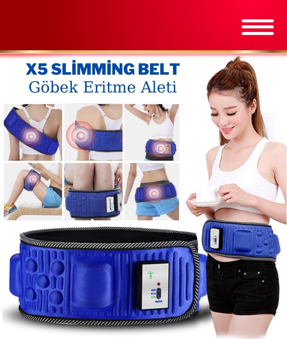 X5 Slimming Belt Göbek Eritme Kemeri